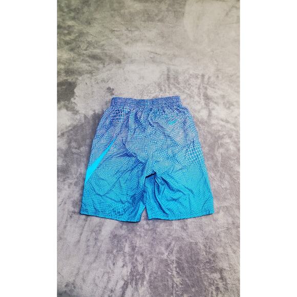 Nike Boys' Sz L Blue and Purple Swim Trunks with Gradient Design Summer C12-9 - Picture 6 of 8